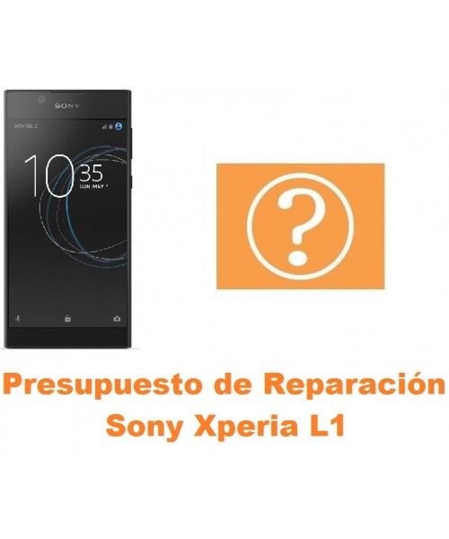 Presupuesto de reparación Sony Xperia L1