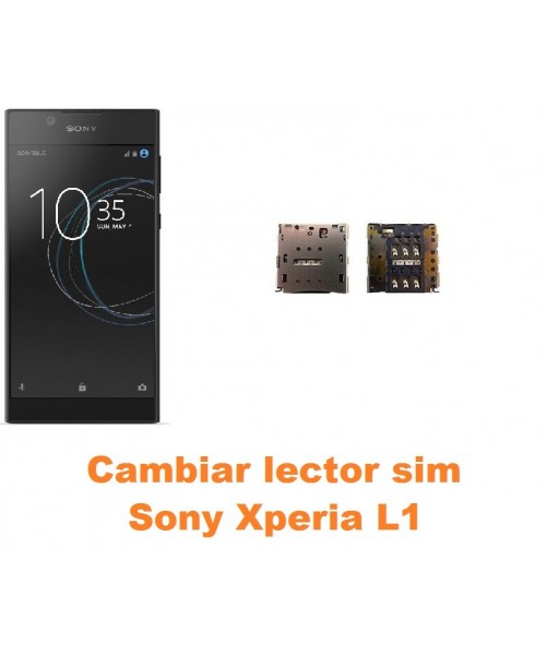 Cambiar lector sim Sony Xperia L1