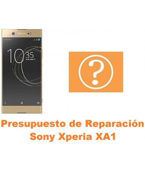 Presupuesto de reparación Sony Xperia XA1