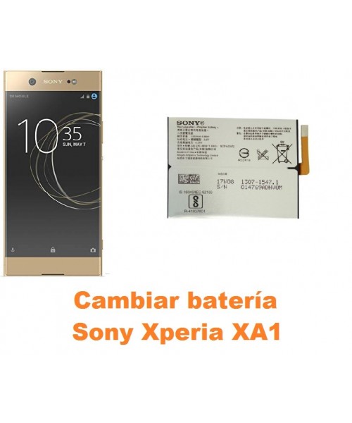 Cambiar batería Sony Xperia XA1