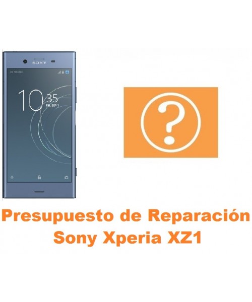 Presupuesto de reparación Sony Xperia XZ1