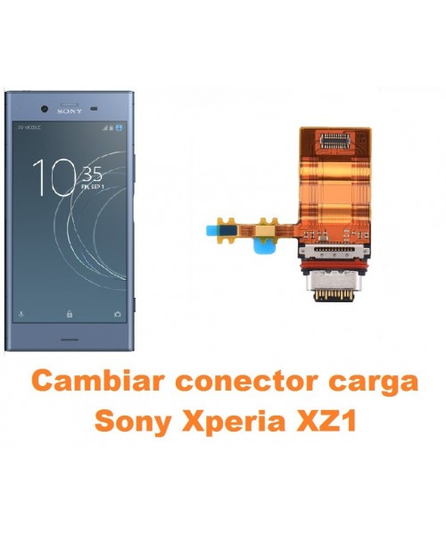 Cambiar conector carga Sony Xperia XZ1