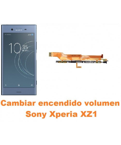 Cambiar encendido y volumen Sony Xperia XZ1