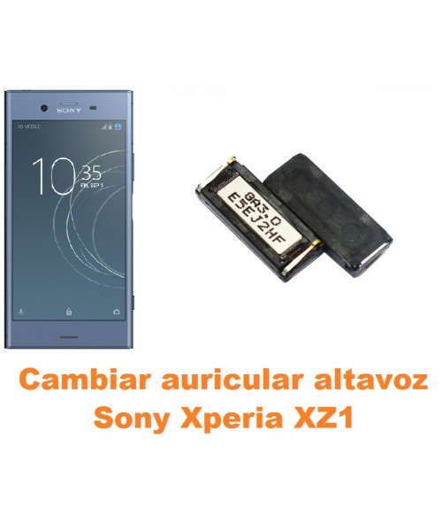 Cambiar auricular altavoz Sony Xperia XZ1
