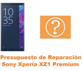 Presupuesto de reparación Sony Xperia XZ1 Premium