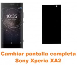 Cambiar pantalla completa Sony Xperia XA2