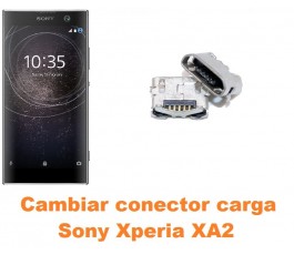 Cambiar conector carga Sony Xperia XA2