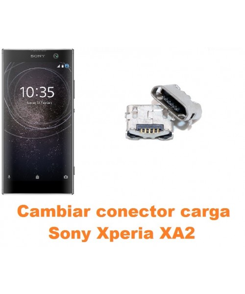 Cambiar conector carga Sony Xperia XA2