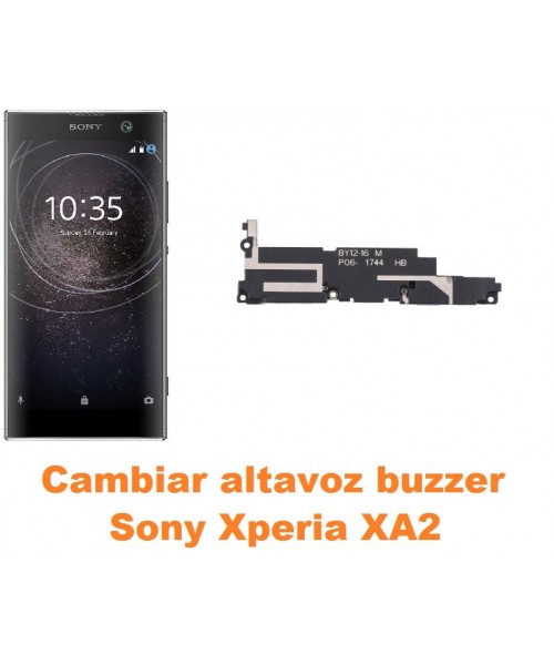 Cambiar altavoz buzzer Sony Xperia XA2