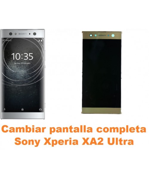 Cambiar pantalla completa Sony Xperia XA2 Ultra