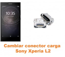 Cambiar conector carga Sony Xperia L2