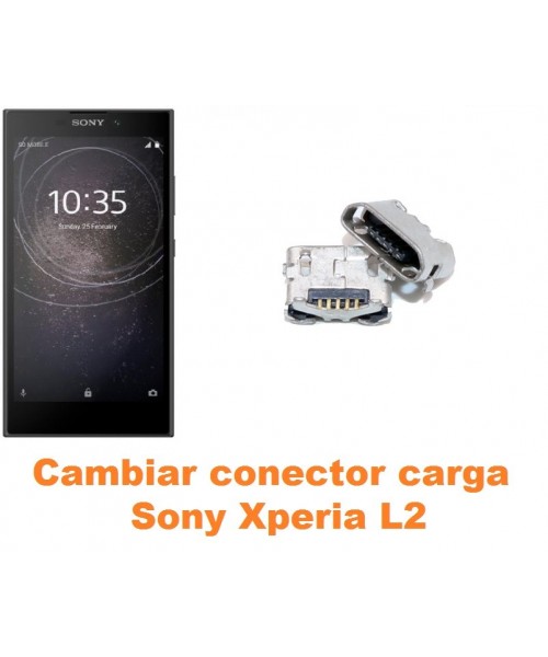 Cambiar conector carga Sony Xperia L2