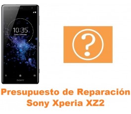 Presupuesto de reparación Sony Xperia XZ2