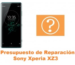 Presupuesto de reparación Sony Xperia XZ3