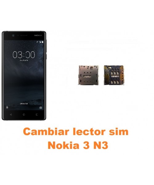 Cambiar lector sim Nokia 3 N3