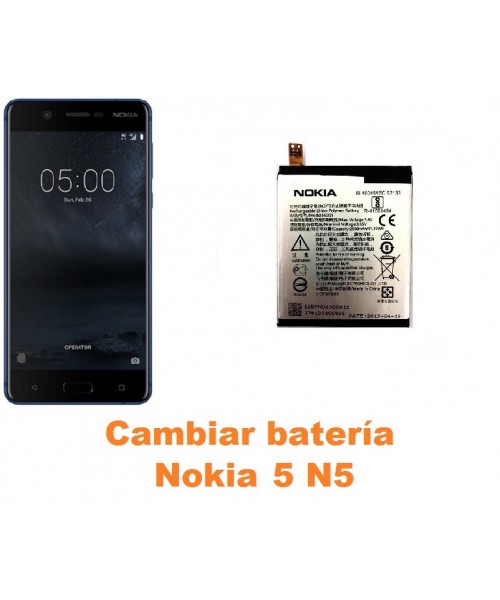 Cambiar batería Nokia 5 N5