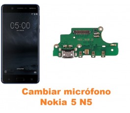 Cambiar micrófono Nokia 5 N5