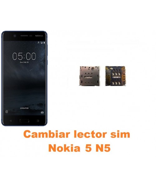 Cambiar lector sim Nokia 5 N5