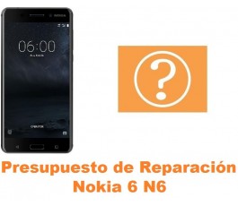 Presupuesto de reparación Nokia 6 N6