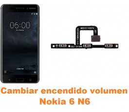 Cambiar encendido y volumen Nokia 6 N6