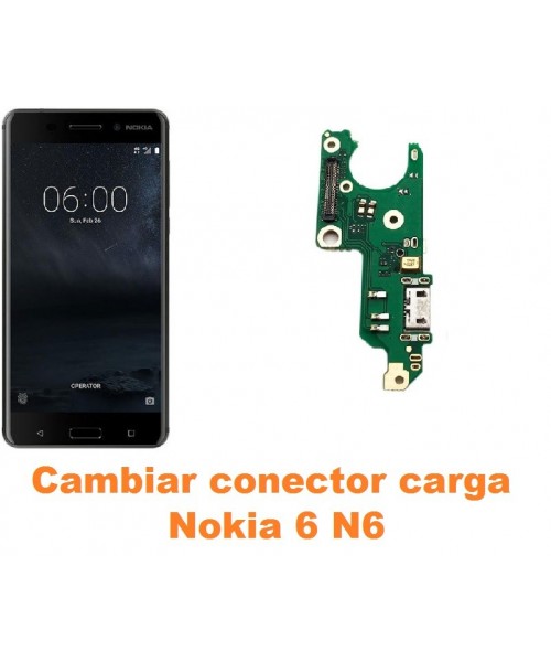 Cambiar conector carga Nokia 6 N6