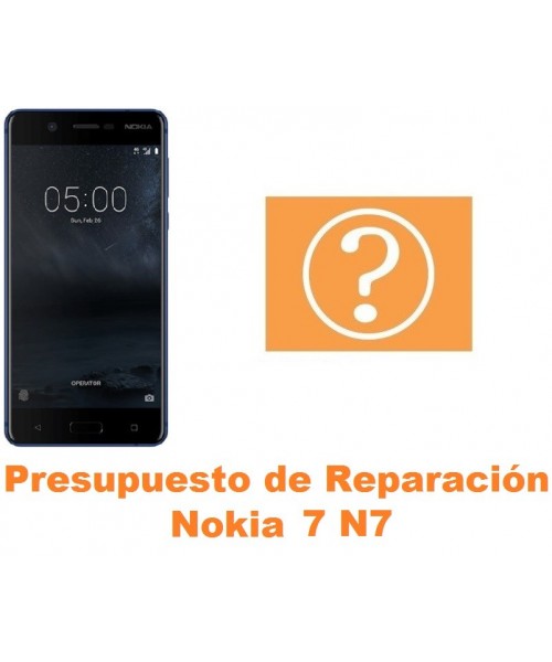 Presupuesto de reparación Nokia 7 N7
