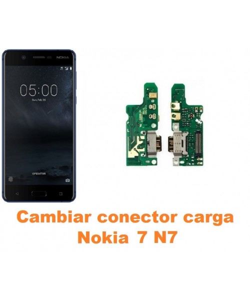 Cambiar conector carga Nokia 7 N7