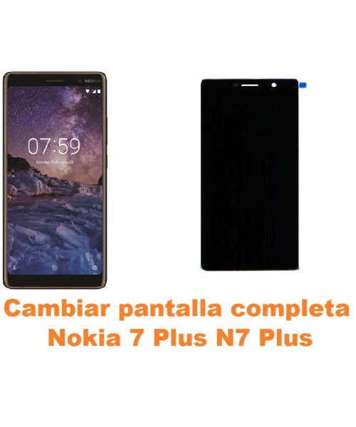 Cambiar pantalla completa Nokia 7 Plus N7 Plus