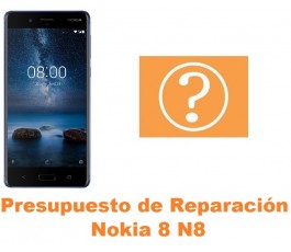 Presupuesto de reparación Nokia 8 N8