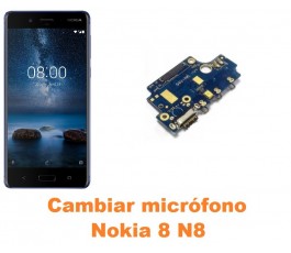 Cambiar micrófono Nokia 8 N8