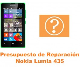 Presupuesto de reparación Nokia Lumia 435