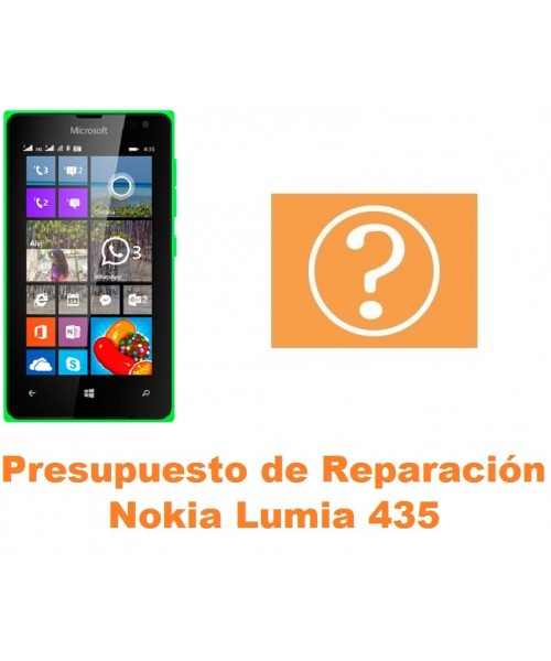Presupuesto de reparación Nokia Lumia 435