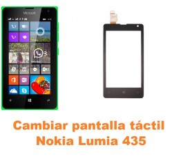 Cambiar pantalla táctil cristal Nokia Lumia 435