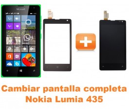 Cambiar pantalla completa Nokia Lumia 435