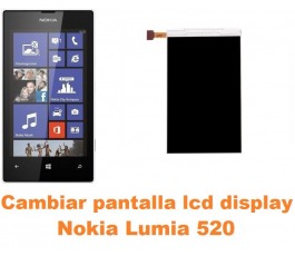 Cambiar Pantalla LCD (display) Nokia Lumia 520 - Imagen 1