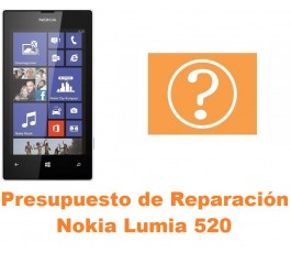 Presupuesto de reparación Nokia Lumia 520