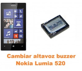 Cambiar altavoz buzzer Nokia Lumia 520