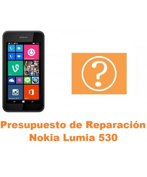 Presupuesto de reparación Nokia Lumia 530