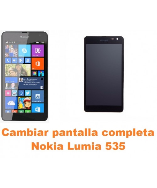Cambiar pantalla completa Nokia Lumia 535