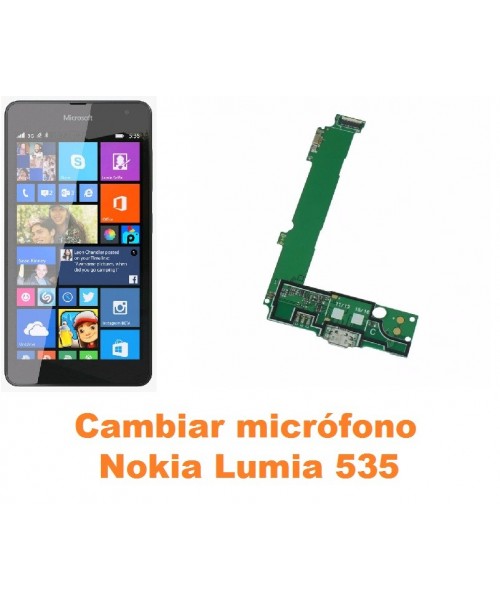 Cambiar micrófono Nokia Lumia 535