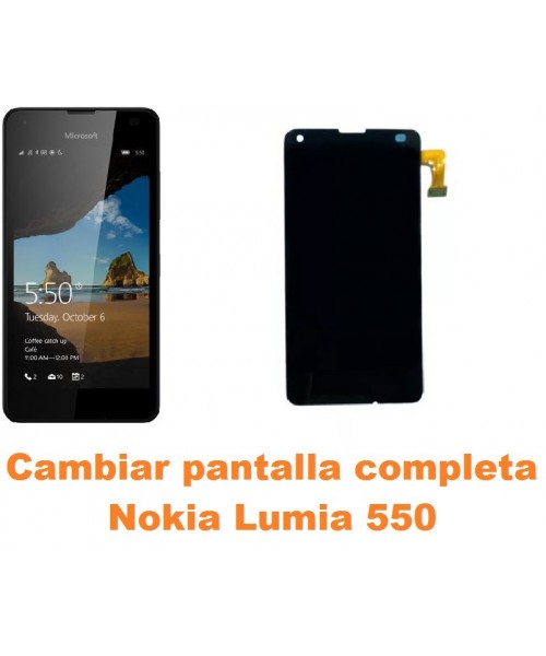 Cambiar pantalla completa Nokia Lumia 550
