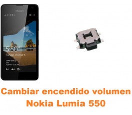Cambiar encendido y volumen Nokia Lumia 550