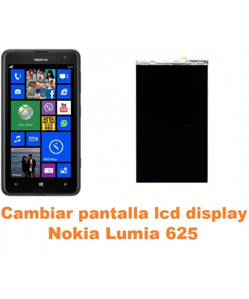 Cambiar pantalla lcd display Nokia Lumia 625