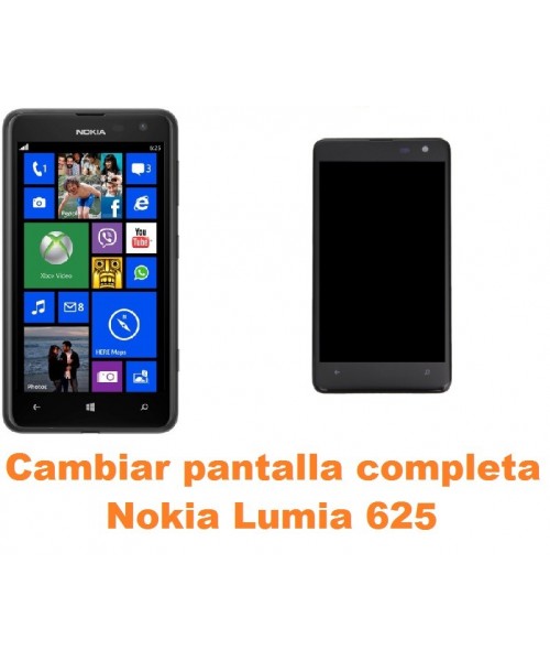 Cambiar pantalla completa Nokia Lumia 625