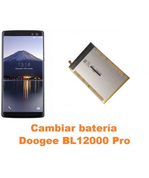 Cambiar batería Doogee BL12000 Pro