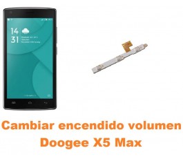 Cambiar encendido y volumen Doogee X5 Max