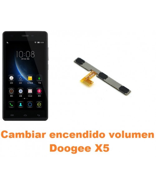 Cambiar encendido y volumen Doogee X5