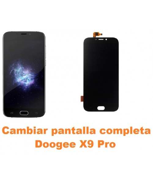 Cambiar pantalla completa Doogee X9 Pro