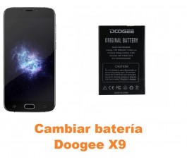 Cambiar batería Doogee X9