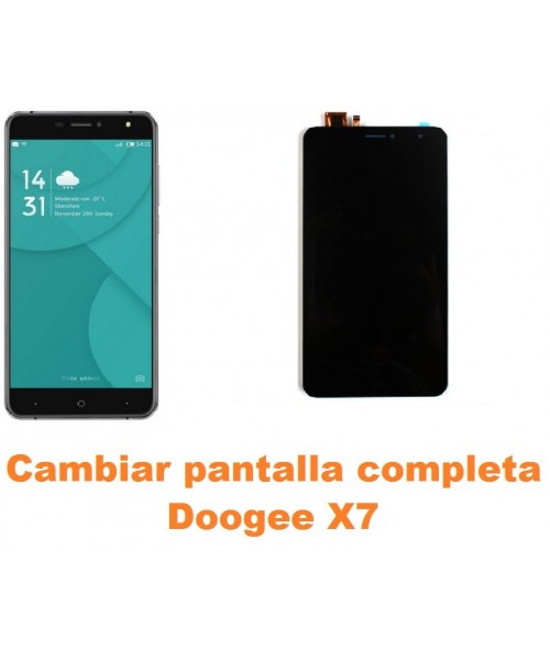 Cambiar pantalla completa Doogee X7
